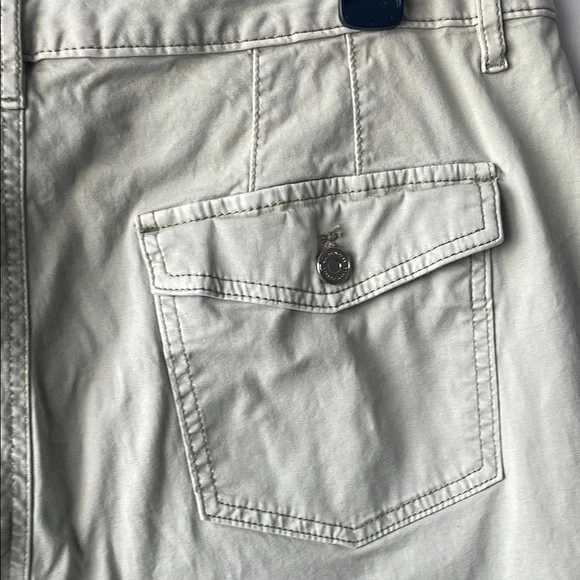 White House Black Market Tan Cargo Jumpsuit Relaxed Fit - Picture 8 of 10